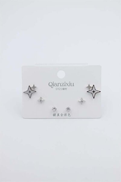 MENESSA Multiple Set Earrings - Silver
