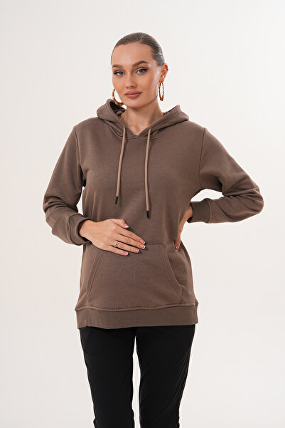 Miss Dünya Lissa سويت شيرت أساسي للحوامل والولائمات مصنوع من القطن بنسبة 100%...