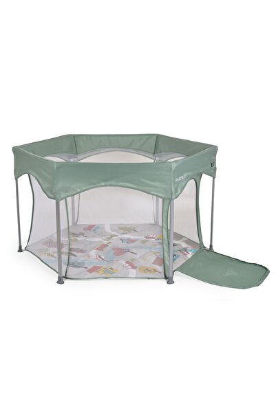 Cangaroo Tarc de joaca hexagonal Playbox, pliabil, cu baza moale flexibila, 1...