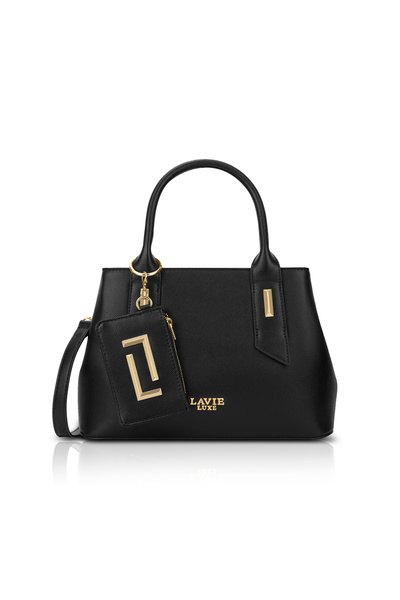 Lavie Luxe حقيبة يد نسائية من طراز Duo Rumba (أسود)