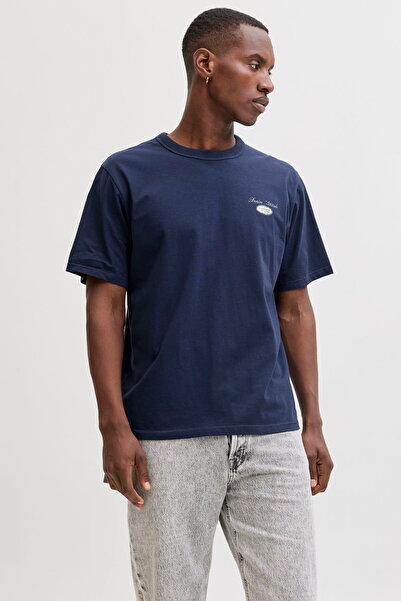 Jack & Jones Men's Chest and Back Printed T-Shirt - Dover