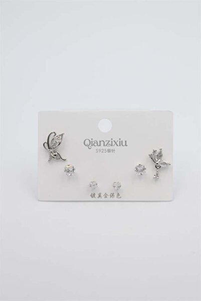 MENESSA Multiple Set Earrings - Silver