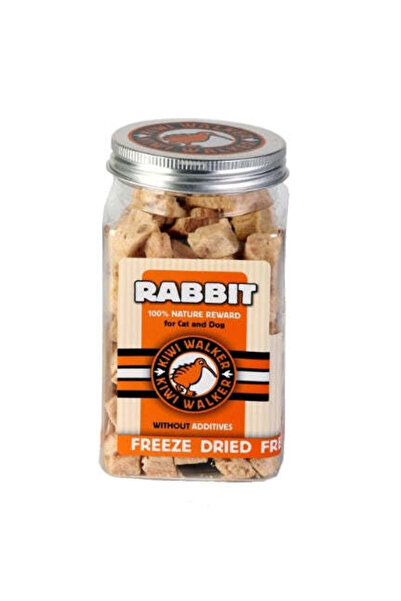 KİWİ WALKER مكعبات الأرانب المجففة بالتجميد والخالية من الحبوب، مكافآت للقطط ...