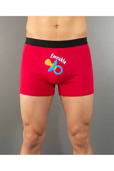 baskideyinceakla Emcükle Printed Boxer