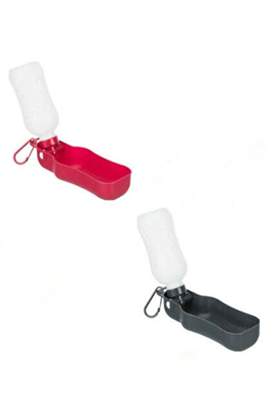 Trixie زجاجة مع وعاء للكلاب - أحمر/250 مل