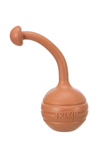 Trixie Be Eco Floatable Ball with Band - ORANGE/6X13CM