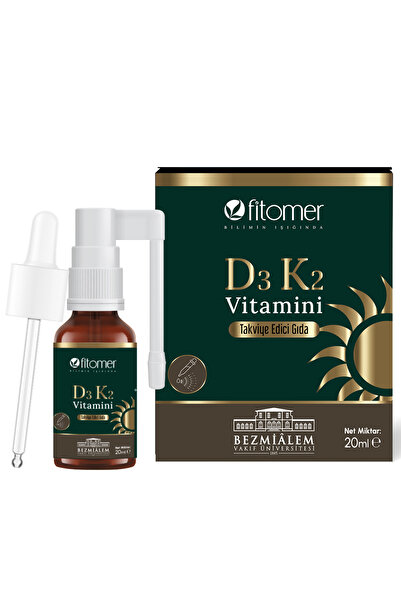 Fitomer Vitamin D3K2 Sprey Damla 20 ml