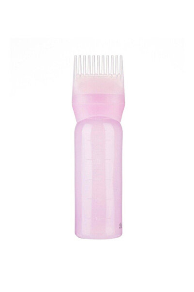 zola Bottle with comb for applying hair dye or conditioner, plastic, 150 ml, ...