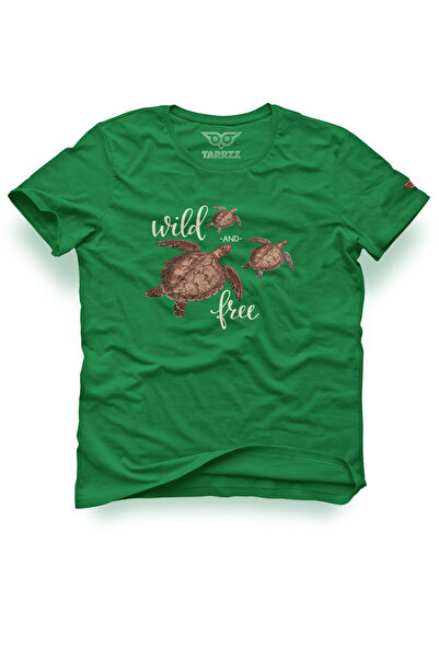 Tarrzzcom Unisex Design Tshirt Blue Turtle Design T-Shirt