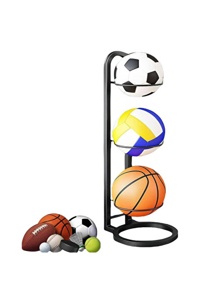 zola Βάση για 3 μπάλες ποδοσφαίρου/μπάσκετ/βόλεϊ, μεταλλική κατασκευή, 23,5 x...