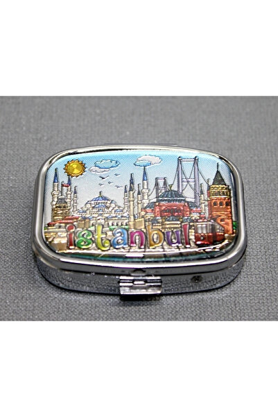byhodi Istanbul Themed Medicine Box Keychain Alk4050