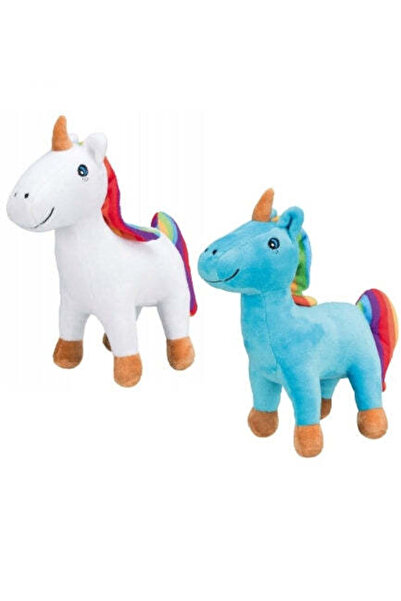 Trixie Plush Unicorn Dog Toy - BLUE/25CM