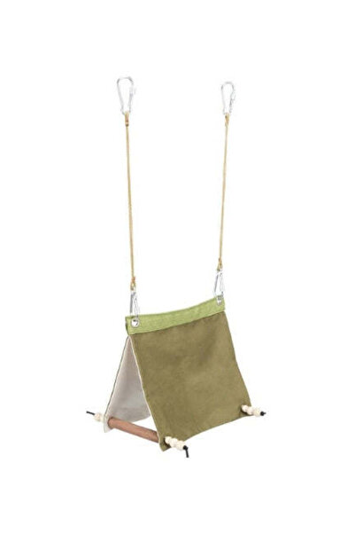 Trixie Hanging Cotton Bird Tent GREEN 16X18X20CM