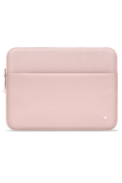 Tech-Protect Pink Laptop Sleeve 15-16", Durable Nylon, Universal Fit