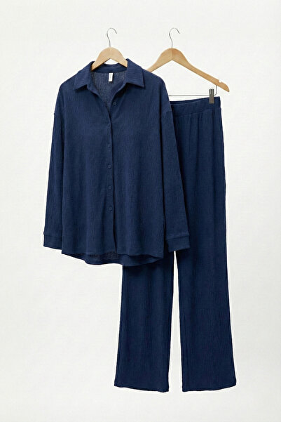 Mivoon Wrap-Around Fabric Shirt Collar Buttoned Bottom Top Suit Suitable for ...