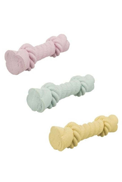 Trixie Junior Rustling Rope Latex - YELLOW/15CM