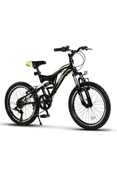 Carpat Children's MTB bike, 20 inch, 7 speeds, double frame, black/green ERB2...