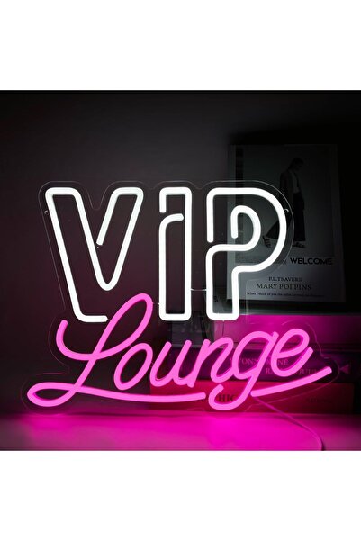 Slasa لوحة جدارية نيون لردهة كبار الشخصيات بقاعدة أكريليك 6 مم، 42 × 32 سم