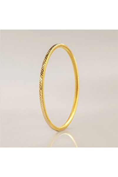 eGumus E-Gümüş 925 Ayar Yaldızlı Altın Kaplama Gümüş Tamyıldız Ajda Bilezik