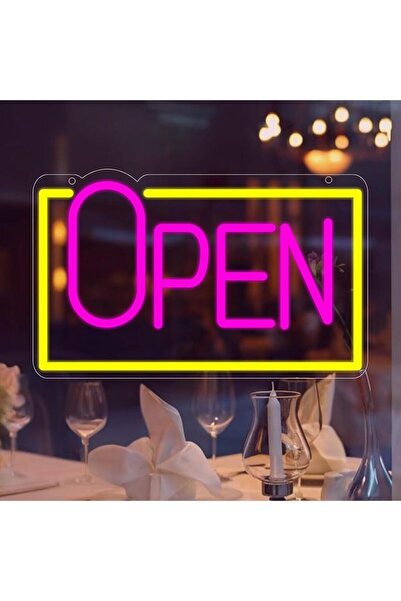 Slasa Decorative Neon Sign Wall Art with 6mm Acrylic Base 20 × 32 cm