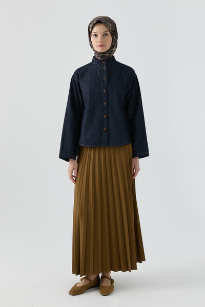 Tuğba Pilise Etek - Olive