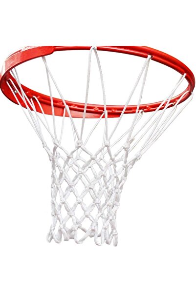 zola Баскетболна мрежа, Zola®, 12 куки за окачване, 55 x 7 см, бяла