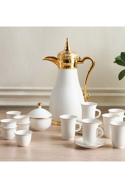 Dalia 20-Piece Porcelain Tea Set - Serves 6
