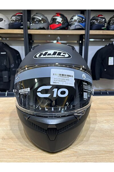 HJC C10 SEMI FLAT BLACK