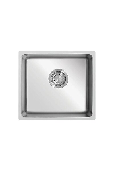 ukinox Aynalı Polisajlı 45 cm Me Tek Gözlü Tezgah Altı Çelik Eviye (UKINOX.E6...