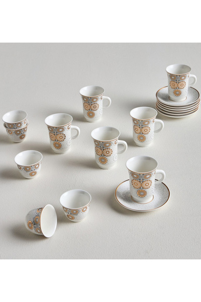 AYA 20-Piece Porcelain Tea Set - Serves 6