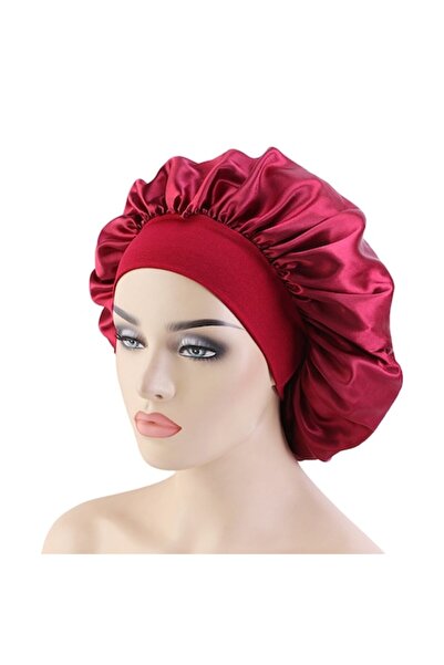 OEM GTS® Satin Silk Sleep Bonnet, Two Layers, Adjustable Band, Ideal for Curl...