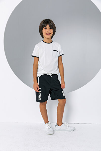incity Boy's Cool Sweat Shorts with Zipper Pockets - New Season