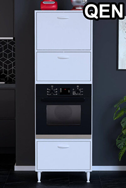 Modilayn Ankastre Uyumlu Çok Amaçlı Mutfak Dolabı – Beyaz Suntalam – Modüler ...