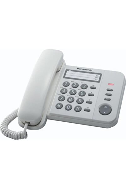 PANASONIC KX-TS520FXW Analog Telephone, White