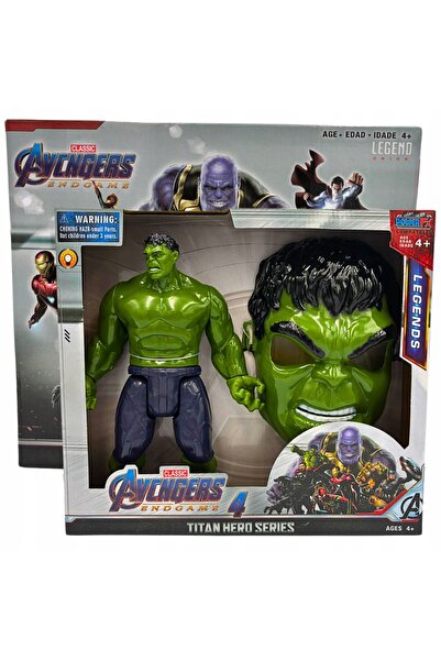 Other brand Set figurină HULK cu mască Avengers, jucărie pentru copii + mască 3D