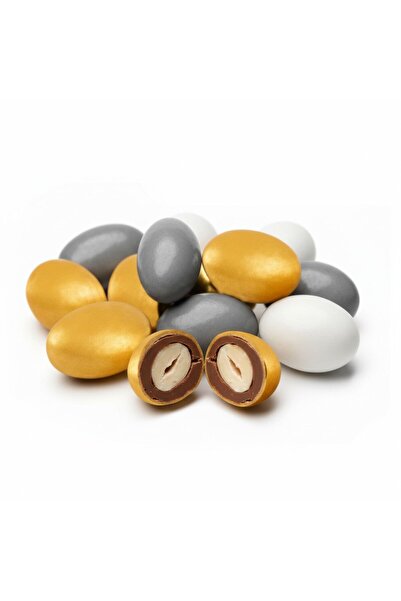 Badem Şekeri Draje Gold/Gri/Beyaz Mix ( 1 KG )