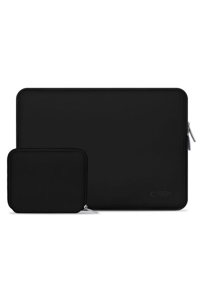 Tech-Protect NeoSlim Laptop & Accessory Sleeve Set, 15/16 inch, Black