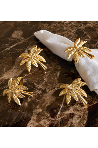 Tamara 4-Piece Napkin Ring Set - 5 cm