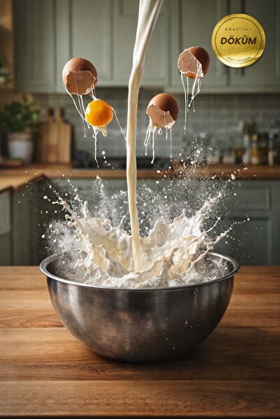 CHEFTİME Paslanmaz Çelik Derin Çırpma ve Karıştırma Kasesi | 24cm