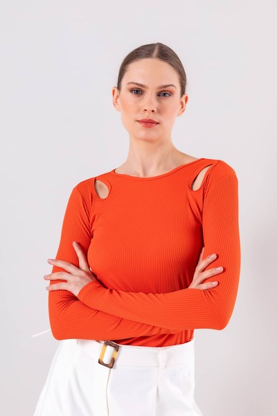 KASHA 23Kb008 Window Collar Bluz