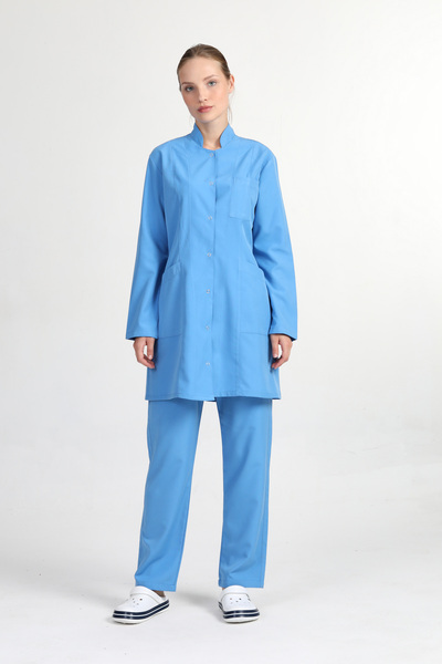 HEMİ Set de șorțuri albastre pentru personalul de lucru, spital, studenți, șo...