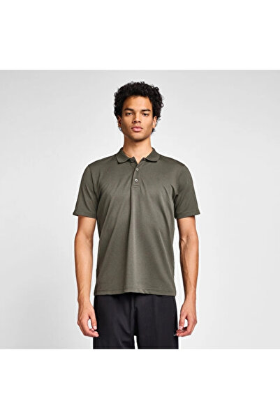 Lescon Tricou cu mânecă scurtă și guler polo pentru bărbați