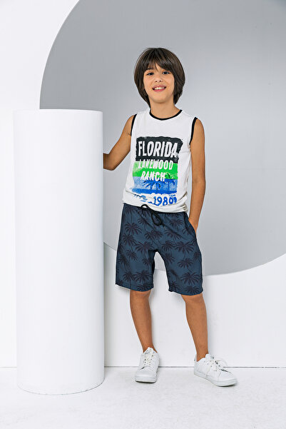 incity Boy's Patterned Relaxed Fit Shorts