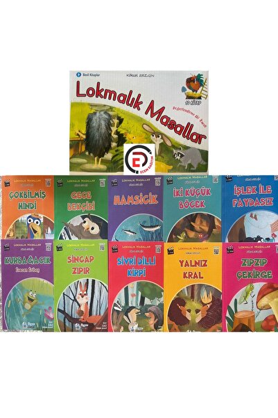 Üçgen Çocuk lokmalık masallar hikaye seti (48 sayfa)