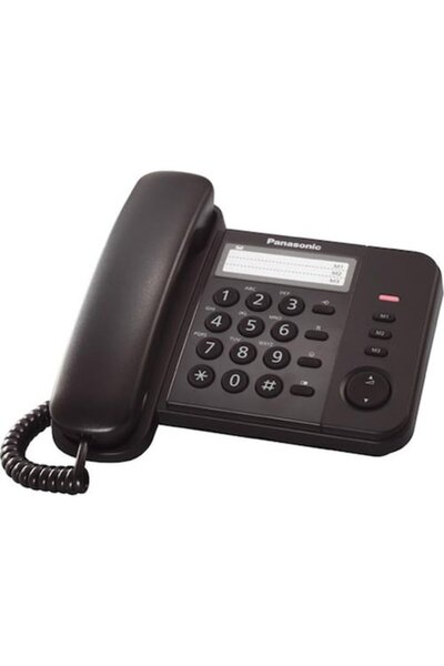 PANASONIC Telefon analogic KX-TS520FXB, negru