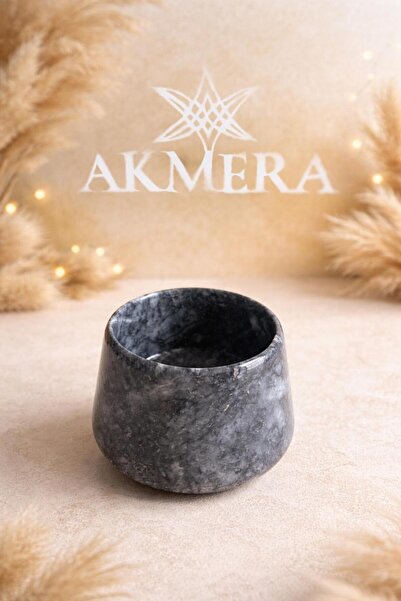 Akmera Home Hacıyatmaz Tekli Mermer Bardak