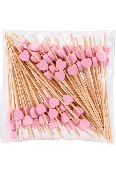 Arabest عبوة من 100 عود أسنان على شكل فاكهة، أعواد كوكتيل من الخيزران على شكل...