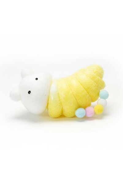 GNR Market Jucărie pufoasă antistres 6x10 cm, model omidă/larvă segmentată, c...