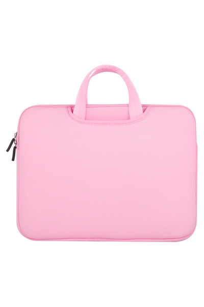 OEM Universal Neoprene 15.6" Laptop Bag, Waterproof, Pink with Solid Zipper