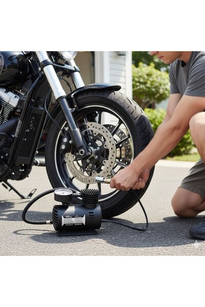 Genel Markalar 300 PSI Güçlü Taşınabilir Hava Kompresörü–Araba, Motosiklet, B...